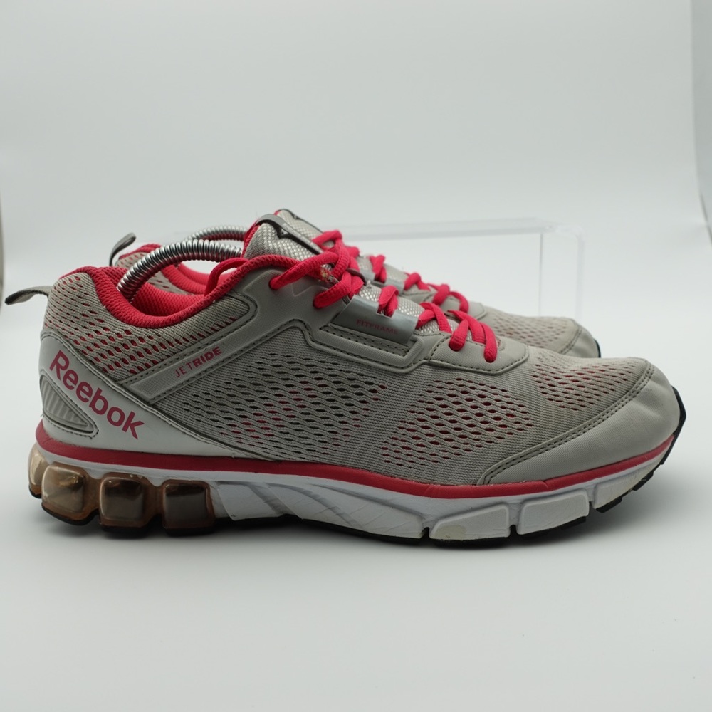 Reebok Jet Ride Women Size 11 Shoes Gray Running Sneakers Athletic Training